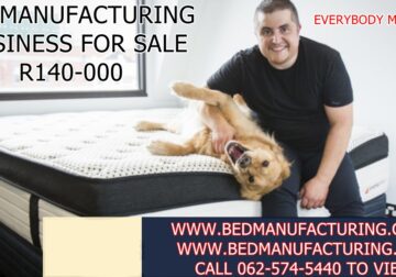 Bed Manufacturing Business for sale R140 000